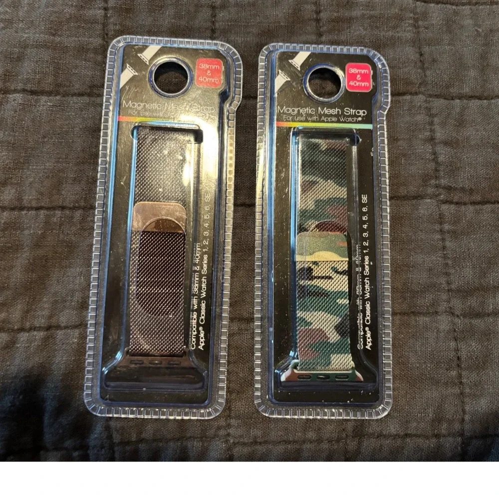 Apple Watch Magnetic‎ Milanese Loop Band 38mm 40mm Silver Mesh Strap